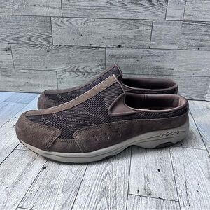 Easy Spirit Brown Slip-On Loafers